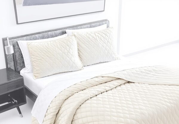 Parure de lit Vera Wang velours doux réversible grand lit