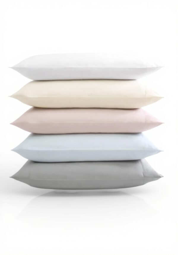 Taies doreiller Vera Wang Satin Ivoire 800 fils