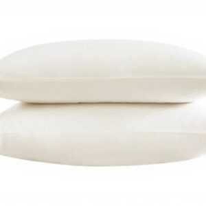 Taies doreiller Vera Wang Satin Ivoire 800 fils