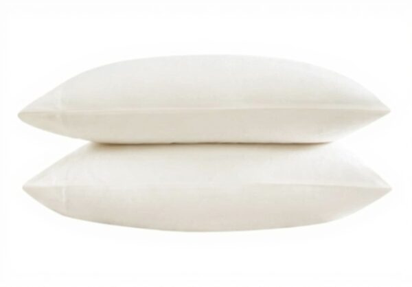 Taies doreiller Vera Wang Satin Ivoire 800 fils