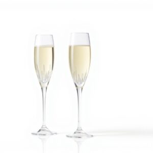 Flûtes à champagne Wedgwood Vera Wang Cristal sans plomb